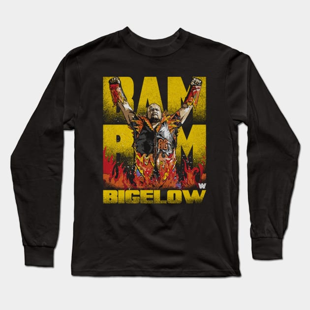 Bam Bam Bigelow Celebration Long Sleeve T-Shirt by MunMun_Design